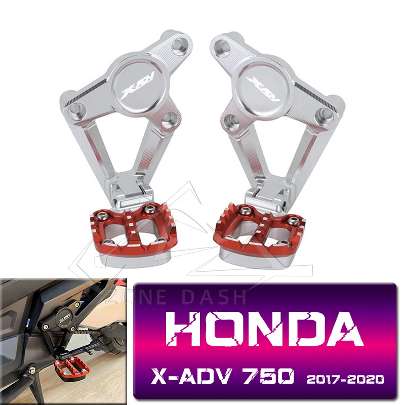 Piede posteriore Del Basamento Rearset Poggiapiedi PER HONDA X ADV X-ADV 750 XADV 2017 2018 2019 2020 Moto Peg Pedale Passeggero Pedane 1