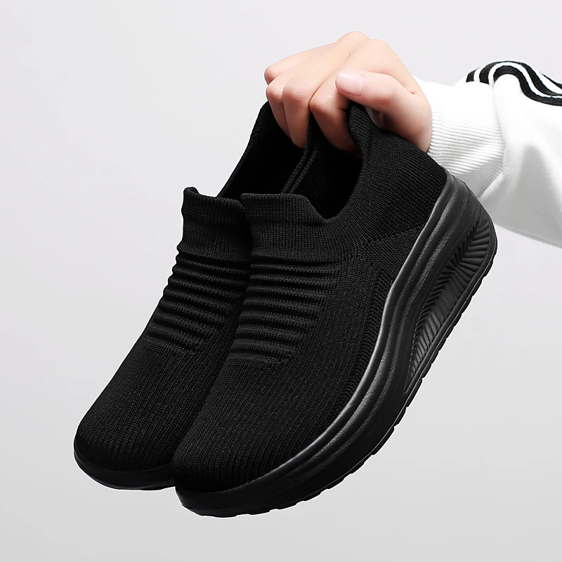 Scarpe da donna primavera autunno scarpe da ginnastica con plateau moda traspirante donna scarpe Casual da donna mocassini da passeggio Zapatos De Mujer 1