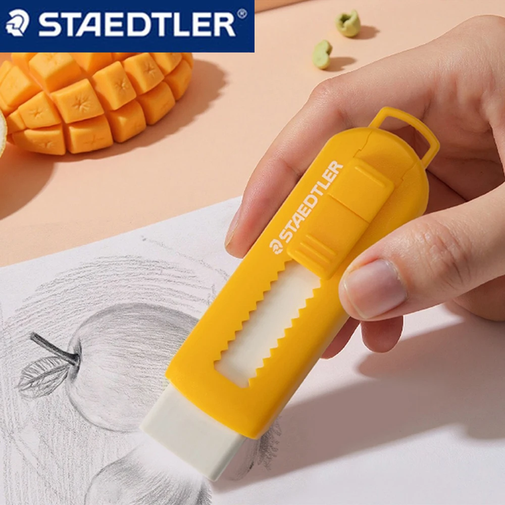 Nuovo Gomma STAEDTLER Tè pomeridiano Limitata Gomma push-pull ultra pulita Nessun detriti o segni Sinistra Ritorno a scuola Cancelleria Kawaii 3