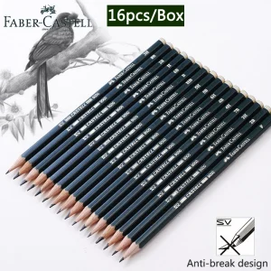 Faber Castel 16 pz/scatola Matite per la Scuola Pastello HB 2B 2H Disegno A Matita Set Lapiz Professionale Potloden Rifornimenti di Arte 1
