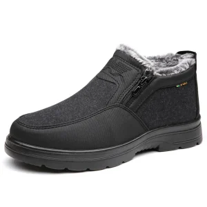 Scarpe invernali alte da uomo in cotone con pile spesso, calde, impermeabili, antiscivolo, oversize, stivali unisex 38-48 stivali da uomo 1