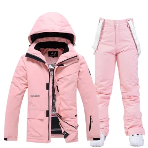 Tuta da neve moda uomo e donna, abbigliamento invernale da sci, set giacca e pantaloni da sci da neve, abbigliamento da snowboard, Unsex, -30 caldo 1