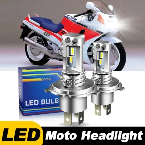 1 pz/2 pezzi fari moto per Honda CBR1000F 1987-1994 1995 1996 Super luminoso 6000k bianco 12000lm H4 HS1 lampadine per fari 1