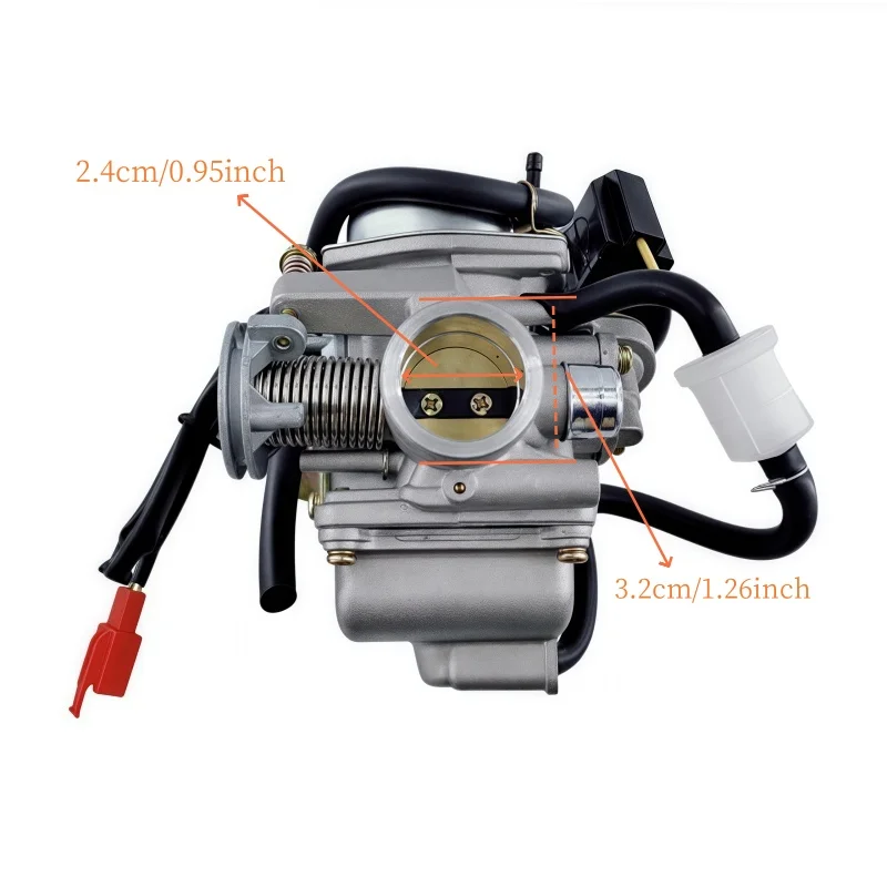 PD24J Moto Carburatore 24mm 125cc 150cc Per Honda GY6 ATV BAJAJ Go Kart Accessori Moto 2