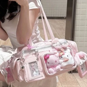 Nuovo concerto per ragazze All-Match Carta luminosa nascosta Ulzzang Sweet Ita Bag JK Borsa a tracolla uniforme Mostra di fumetti Borsa a tracolla Y2K 1