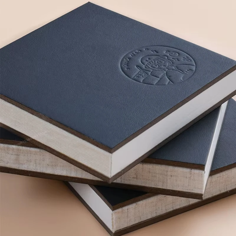 Quaderno per schizzi ad acquerello pronto per i viaggi, mini diario artistico portatile in carta dalla struttura media rilegata in pelle da 300 g per studenti e artisti 5