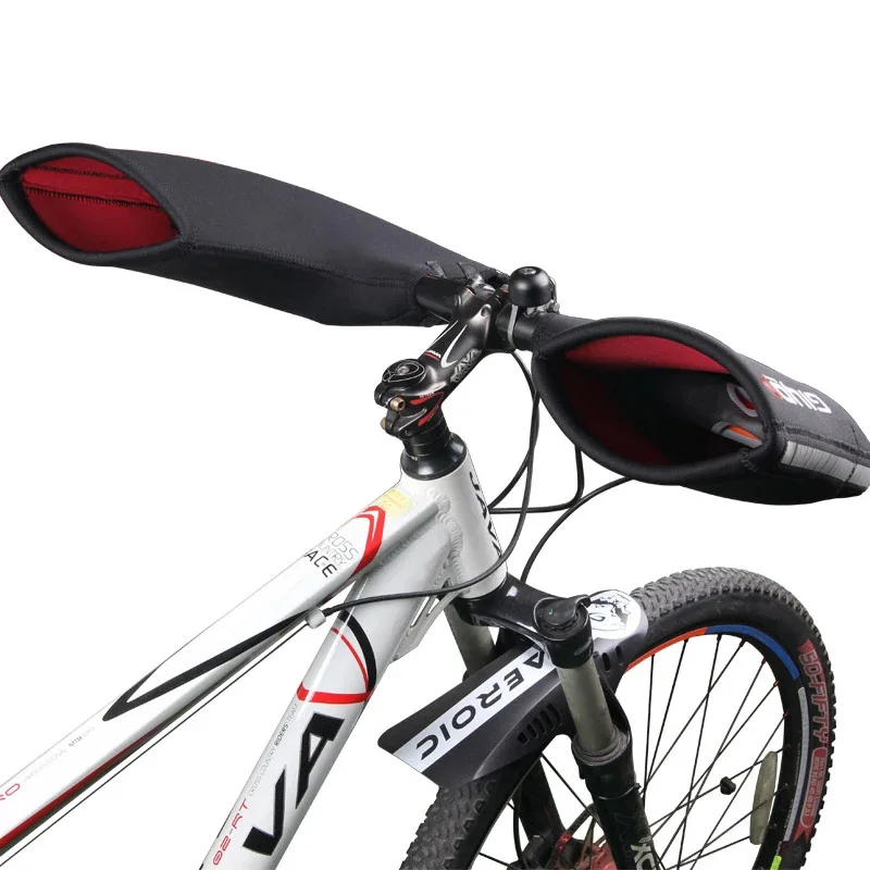 Guanti da manubrio per bici da ciclismo su strada da montagna termici invernali Guanti Guanti Copri manubrio in neoprene SBR più caldi 5