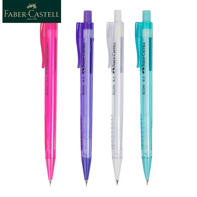 Matita meccanica Faber-Castell 0,5 mm nucleo di piombo 4 colori penna Traingle design antiscivolo per forniture per studenti di cancelleria 1