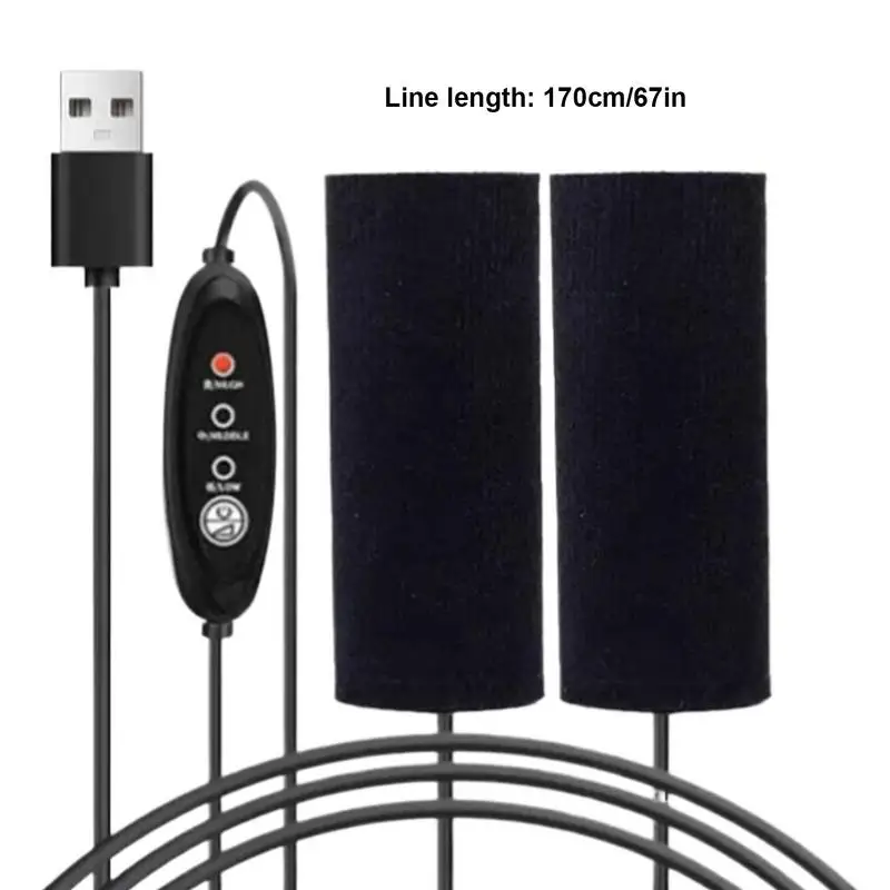 Manopole riscaldate per moto Manopole riscaldate per moto Copertura per impugnatura riscaldata USB Manubrio riscaldanti Kit di riscaldamento rapido termorestringente 6