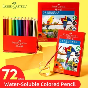 Faber Castell 24/36/48/60/72 Matite colorate ad acquerello Matita colorata solubile in acqua per pittura artistica Disegno Schizzo Forniture 1