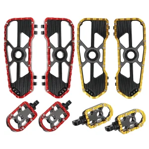 Pedane passeggero conducente moto per Harley Touring Street Glide Road Glide FLH/T FLHX FLTRX 1