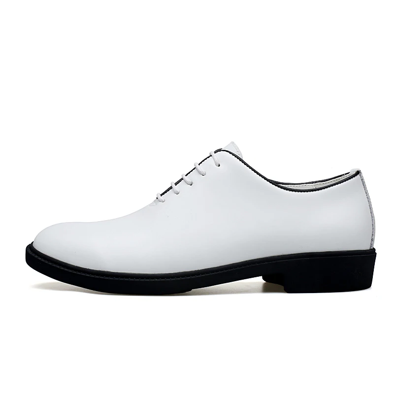 Plus Big Size 47 48 49 Scarpe in pelle di lusso da uomo Bianco Nero Scarpe formali stile britannico Scarpe da lavoro da uomo Oxford 2