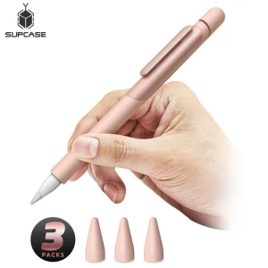 SUPCASE Custodia protettiva in silicone per Apple Pencil 1 (1a generazione), impugnatura antiscivolo con copertura per pennino (3 pezzi) Accessori 1