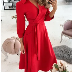 Abito da donna con stampa sexy scollo a V manica a pipistrello con volant fiori stampa Bohemian Beach vestito estivo da donna mini abiti larghi per le vacanze estive 1