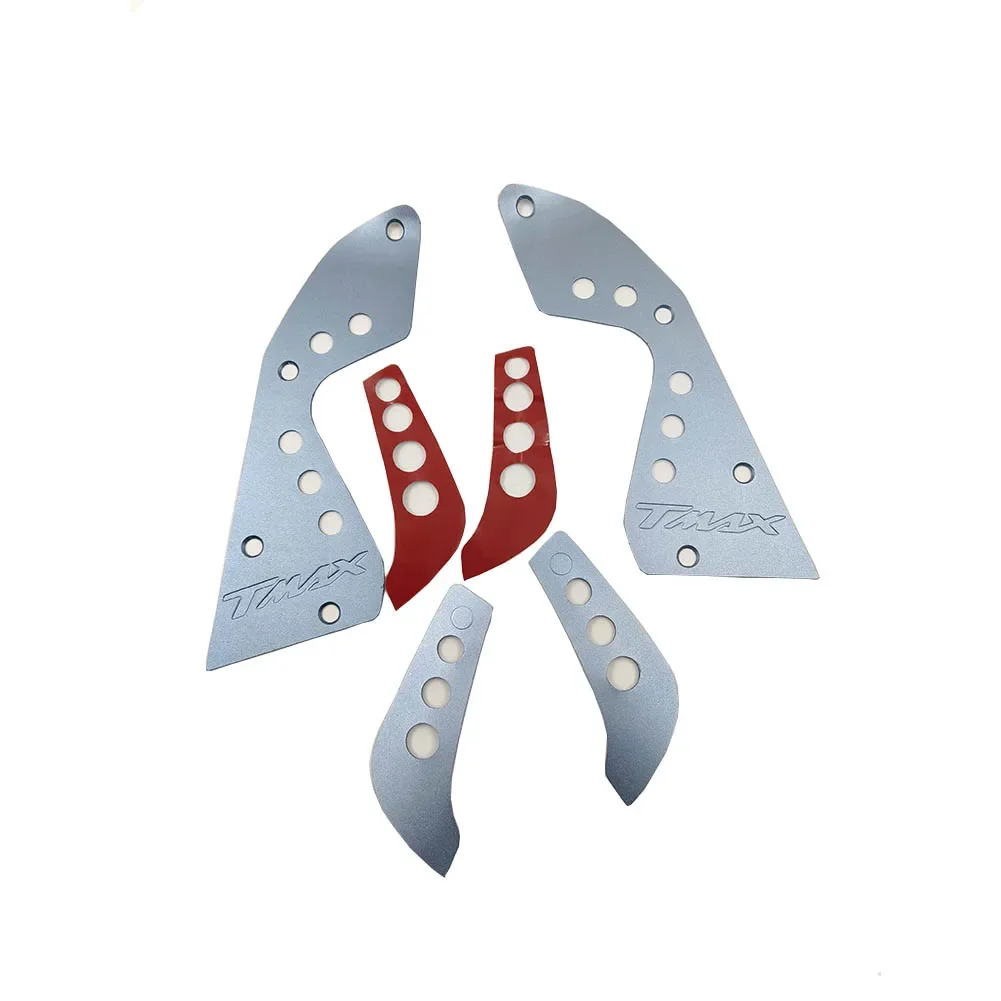 Moto TMAX 500 2008-2011 CNC Anteriore Poggiapiedi Rilievi Del Piede Pedale Piastra Pedali Piastra Antiscivolo Zerbino Per Yamaha T-MAX 500 08-11 5