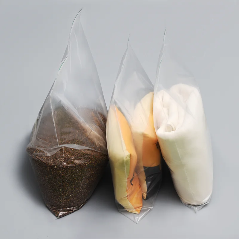 10/50PCS di Grandi Dimensioni 20 Filo Extra Spesso Doppio Chiusura Lampo PE Sacchetti di Immagazzinaggio Sacchetti di Plastica Richiudibili Resistenti formato Jumbo 3