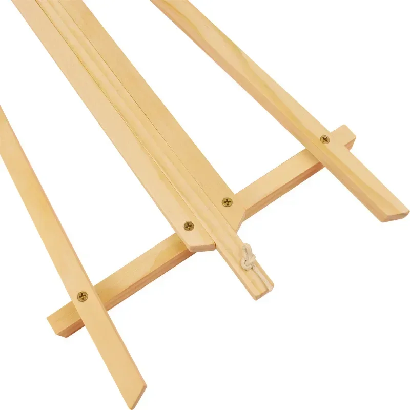 Cavalletto da tavolo in legno di faggio per cavalletti per artisti pittura artigianale supporto in legno per la decorazione della festa scolastica forniture d'arte 30 cm/40 cm/50 cm 5