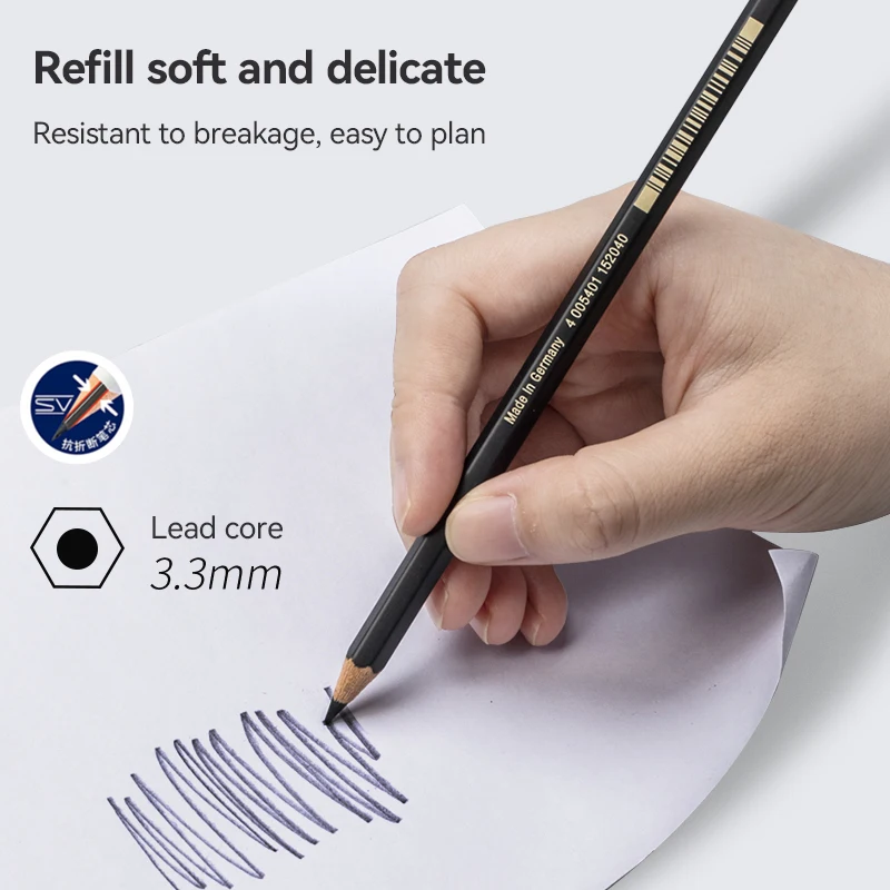 Faber-Castell 3/12 Pz Set Matte Schizzo Matita Pittura Arte Matite di Grafite Ombreggiatura Scrittura Schizzo Disegno Design Rifornimenti d'arte 5