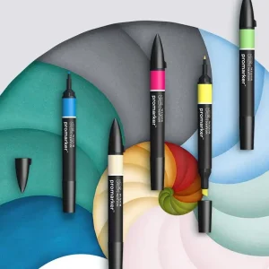 Winsor & Newton Promarker Nuovi colori Pennarelli artistici Neon metallizzato Evidenzia nuovo imballaggio 1