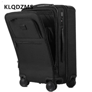 KLQDZMS Nuova valigia da 20 pollici Scatola d'imbarco in nylon da uomo Trolley da lavoro Bagagli con ruota universale impermeabile espandibile 1