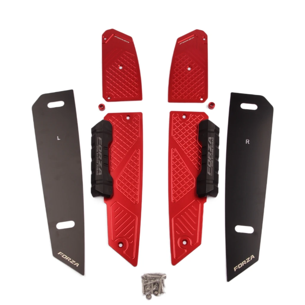 Pedane moto accessori poggiapiedi scooter tappetino per HONDA forza300 forza350 2018-2023 6