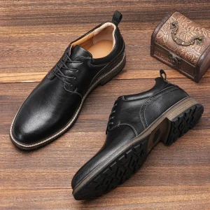 Taglia 40-46 Scarpe casual in pelle da uomo Scarpe derby di marca di moda comode 1