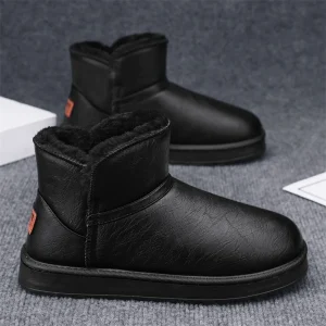 Stivali da neve da esterno da uomo, scarpe lucide di grandi dimensioni, scarpe alte, scarpe da uomo, scarpe di cotone, stivali da neve, nuovi stili invernali, cou 1