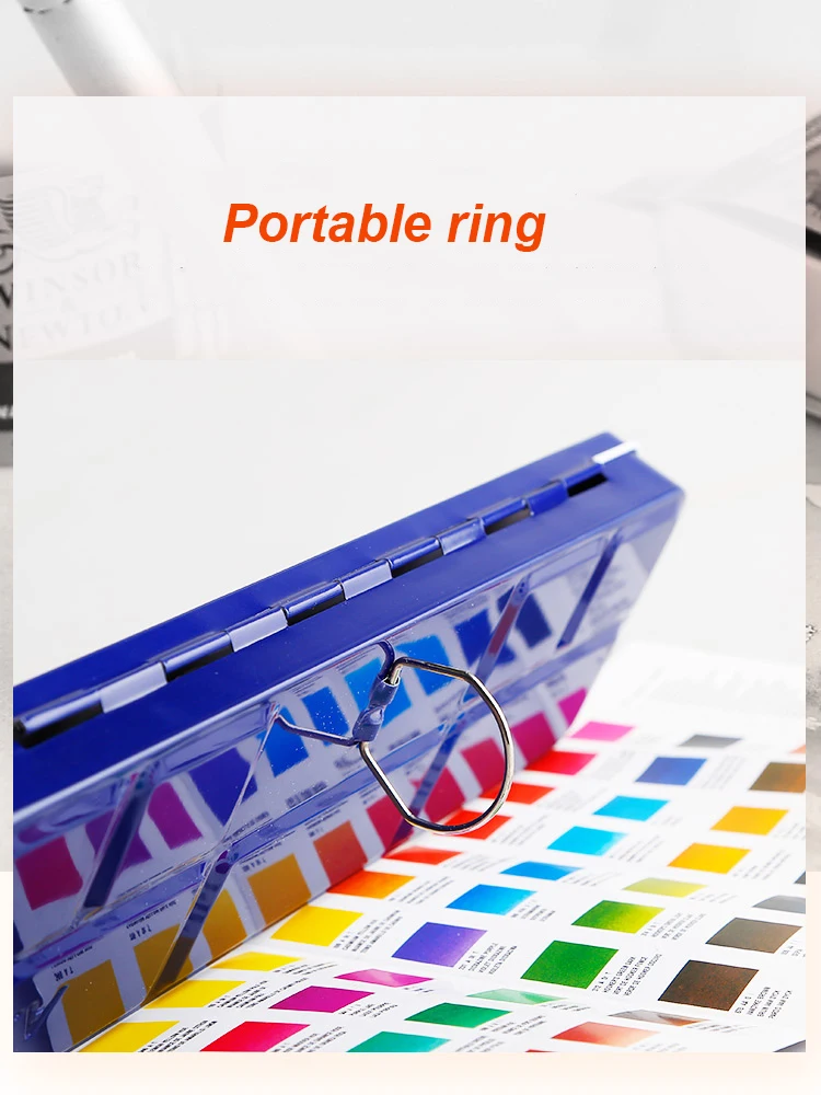 Nuovo 1 scatola Winsor Newton Cotman Solid acquerello Paint 12/24 colori Iron Box Set Professional Artist Pigment Art supplies 6