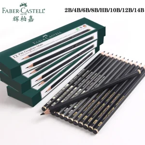 12 Pz/scatola Faber Castell PITT Matte Schizzo Matite Strumento di Disegno Schizzo Disegno Speciale 2B-14B Scuola di Cancelleria Rifornimenti D'arte 1