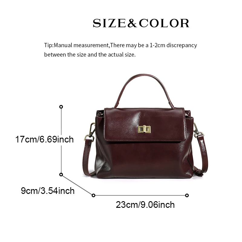 Borsa tote da donna in vera pelle di vacchetta Borsa da donna in morbida pelle di lusso di design Borse a tracolla moda Borsa a tracolla femminile 2