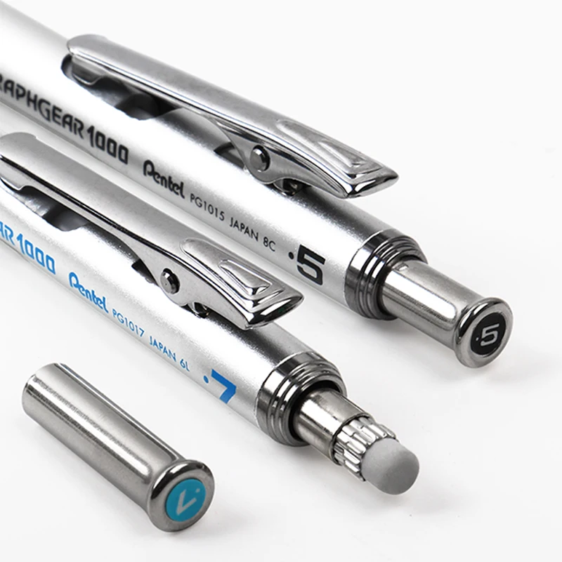 1pcs Pentel GraphGear 1000 Disegno a Matita Meccanica Studente Uso Non È facile da Rompere Piombo Matita Meccanica Matita 0.3 0.5 0.7 0.9 millimetri 4
