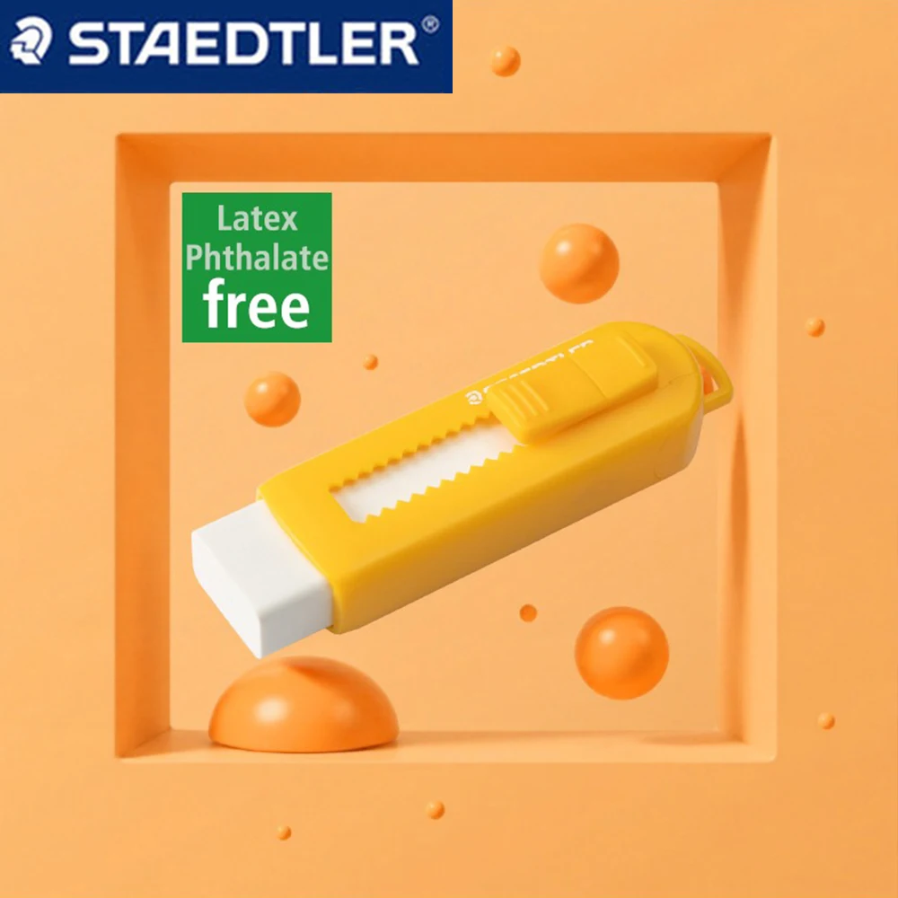 Nuovo Gomma STAEDTLER Tè pomeridiano Limitata Gomma push-pull ultra pulita Nessun detriti o segni Sinistra Ritorno a scuola Cancelleria Kawaii 6