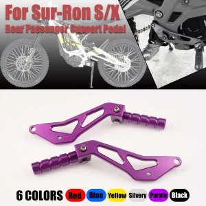 Moto Passeggero Posteriore Piede Peg Poggia Pedale Peg Staffa Off-Road Elettrico Per SURRON Sur-Ron Light Bee X Per Segway X160 X260 1