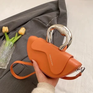 Filo per cucire Solido Borse a tracolla morbide Moda 2024 Borse di alta qualità per le donne Hasp Scomparto interno Pu Borse da donna 1