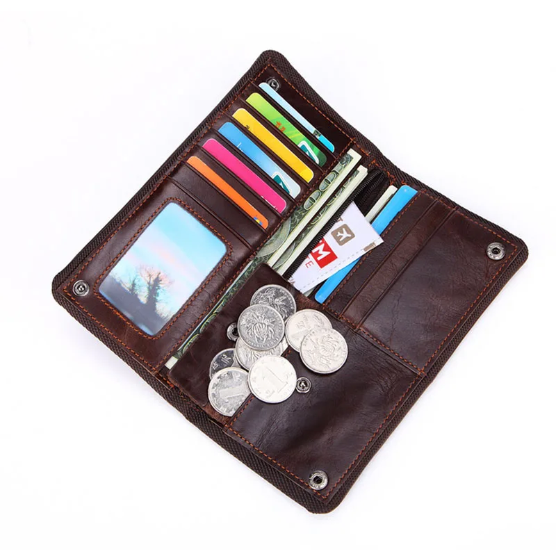 2022 nuovi portafogli da uomo lunghi nome incisione cerniera borse da uomo 100% portafoglio frizione da uomo in vera pelle di qualità Vintage 6