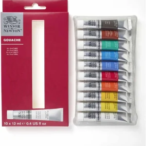 Set di colori a guazzo Winsor & Newton, 10 tubi da 12 ml (0,4 once). 1