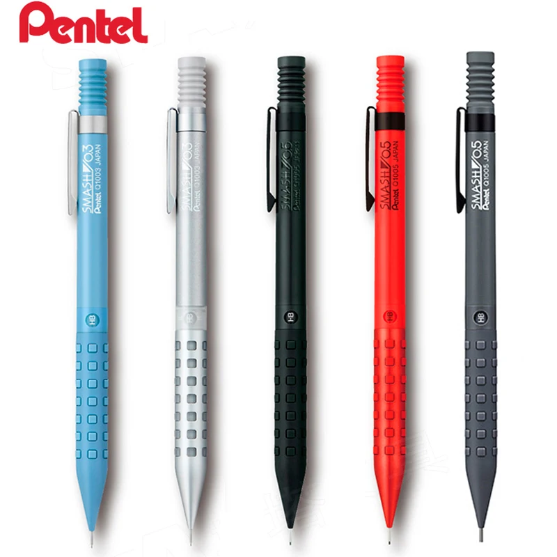 Pentel Japan Smash Matita meccanica in metallo in edizione limitata, Q1005 Anti-rottura, piombo inninterruzioni, disegno di design Schizzi lapices 1