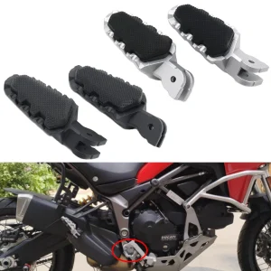 Per DUCATI HYPERMOTARD 821 Multistrada MTS 950 1260 1200 Moto Anteriore Poggiapiedi Pedane Pedali 1