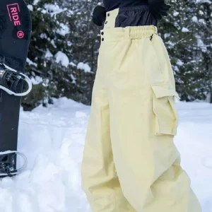 AIRPOSE Pantaloni da sci da snowboard caldi antivento per uomo e donna Salopette ampia Pantaloni sportivi da sci per campo innevato Inverno Novità 1
