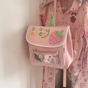 Nuova borsa Ulzzang Ita dal design carino e di nicchia Zaino da gita versatile giapponese di grande capacità Zaino per pendolarismo quotidiano e casual 1