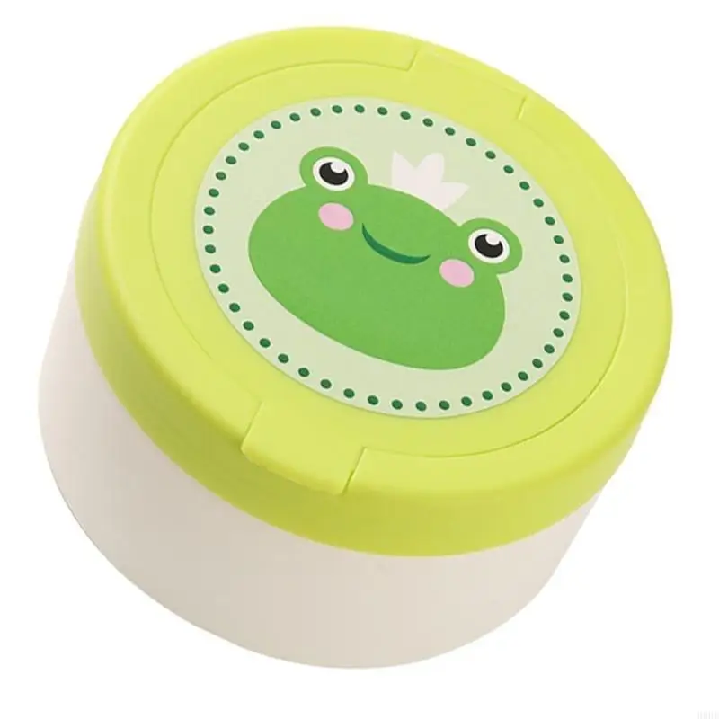 Contenitore per piumino per cipria adatto ai bambini Custodia per piumino per neonati Facile da trasportare Mantiene secchezza e 5