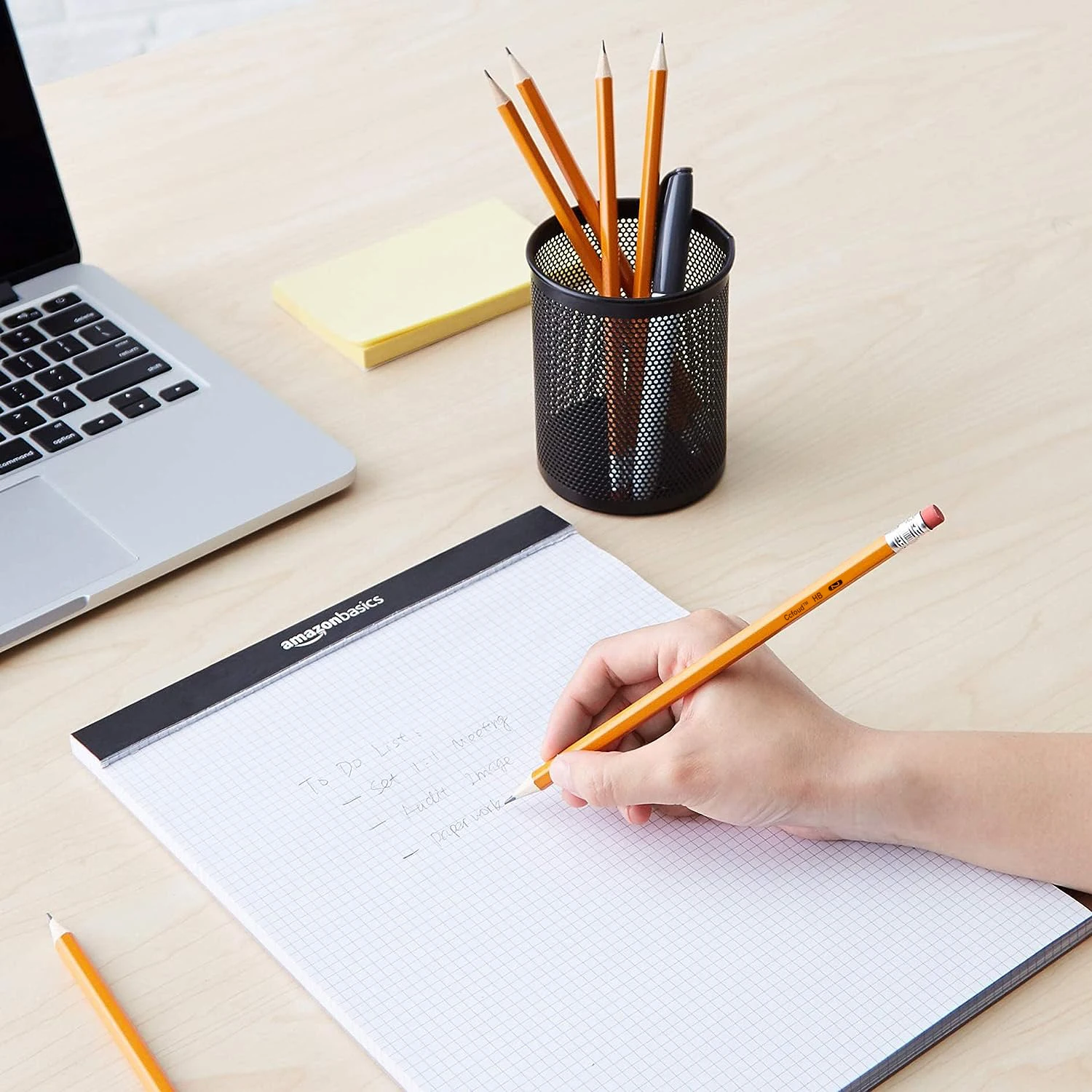 Matite in legno, non affilate, 2 HB morbide, gialle, 12/24/50/100/150/400/500/520 conteggi 6