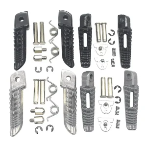 Per Suzuki GSR400 GSR600 GSXR600 GSXR750 GSXR1000 GSX1300R GSXR1300 B-king SV1000 Moto Anteriore/Posteriore Pedane Pedane 1