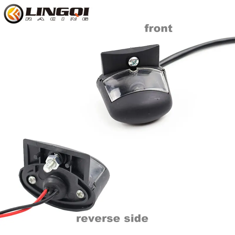 LING QI Pit Dirt Bike Luce targa PP PC Luci LED per moto in plastica per la maggior parte delle parti di accessori per motocross 3