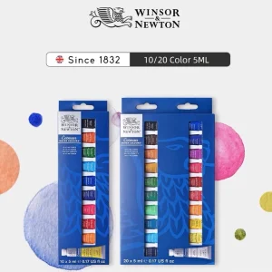 Winsor & Newton Cotman Set di colori ad acquerello 10/20 colori 5 ml (0,17 once) Tubi di alluminio Principianti Aquarela Pittura Rifornimenti d'arte 1