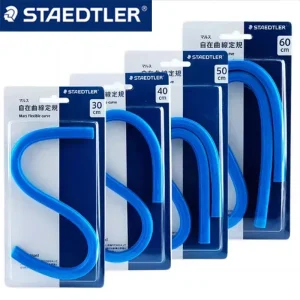 Tedesco STAEDTLER 971 Righello morbido Righello curvo Linea di disegno Lunghezza righello 30/40/50/60 cm Accessori scolastici Materiale scolastico 1