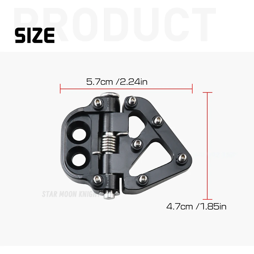 Piastra punta antiscivolo per pedale freno posteriore pieghevole per moto per 390 690 Adv 790 890 Adventure S/R 1290 Adv (2018-2025) 5