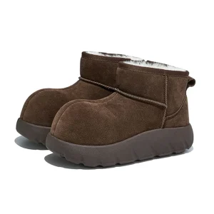 AIYUQI 2025 Stivali da neve delle nuove donne Retro antiscivolo testa tonda Stivali da donna Stivaletti invernali e stivaletti femminili 1