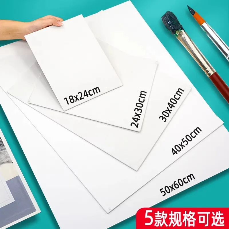 Tavola per pittura a olio su tela di cotone Pittura a olio su tela Pittura a olio Tavola per pratica per principianti Forniture per pittura a olio 2