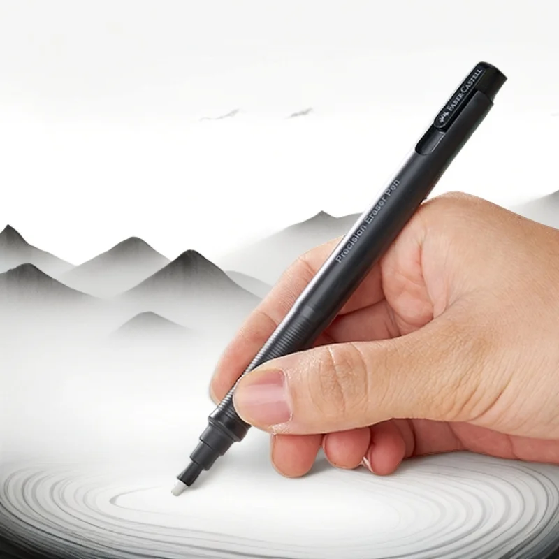 Faber-Castell Gomma per matita automatica retrattile Gomma per matita ad alta precisione Strumenti per la correzione della gomma per matita Cancelleria per ufficio scolastico 4